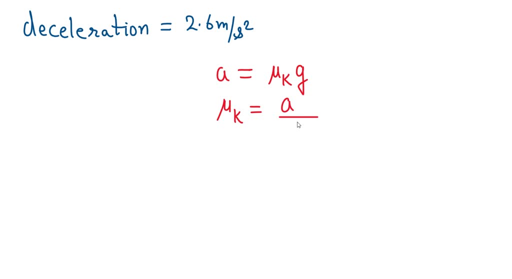 SOLVED The speed of a hockey pucki sliding across a level ice surface