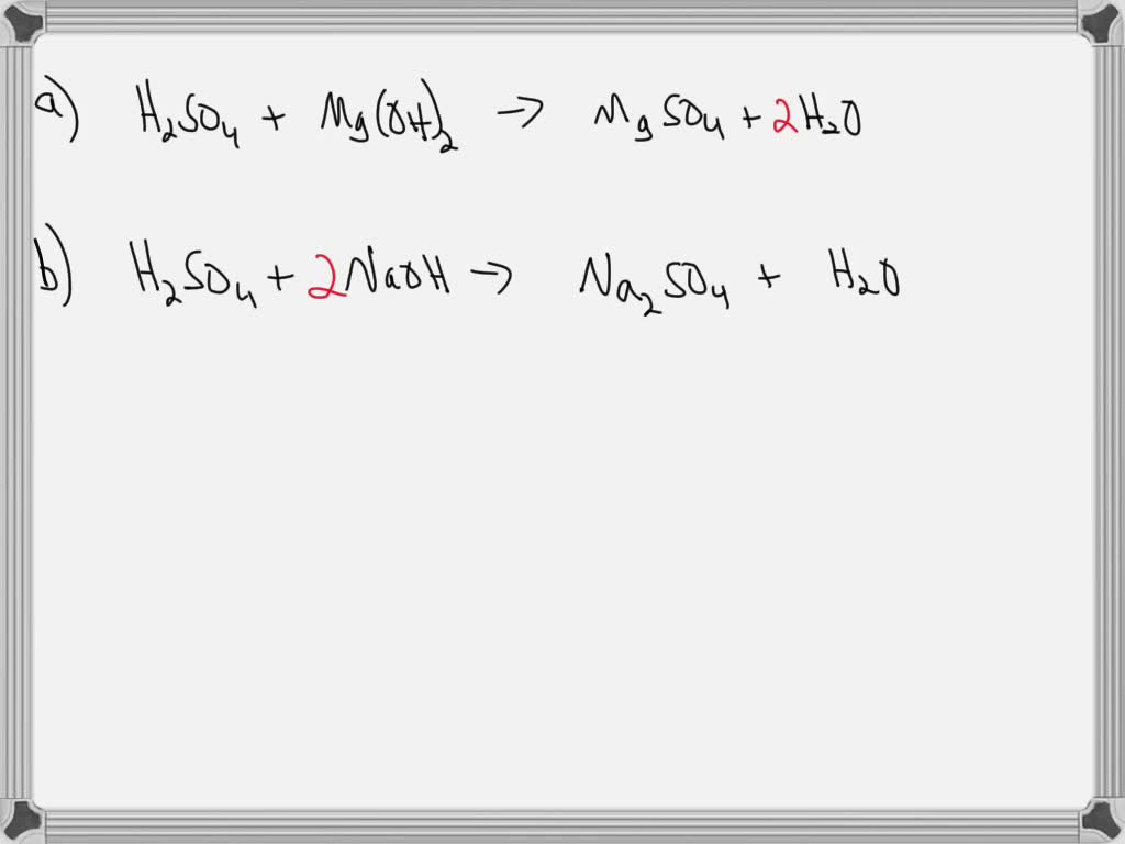 Solved Predict The Products Of The Following Reactions If There Is No Reaction Say So The 6325