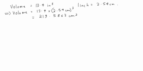 a-block-of-metal-has-a-volume-of-134-in-3-and-weighs-514-ib-what-is-its-density-in-grams-per-cubic-c-95787