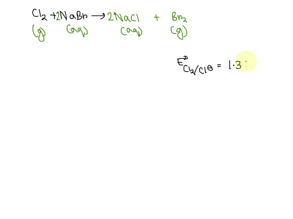 SOLVED Which products would form if chlorine gas was bubbled through a