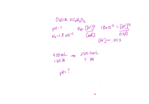 the-ka-value-for-acetic-acid-chcoohaq-is-8x-10-5-m-calculate-the-ph-ofa-60-m-acetic-acid-solution-number-ph-eilculate-the-ph-of-the-resulting-solution-when-400-ml-of-the-160-m-acetic-acid-is-91989