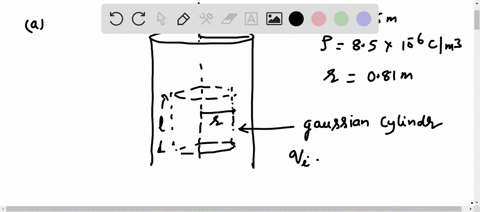 11-calculate-the-magnitude-of-the-electric-field-due-t0-a-uniformly-charged-infinitely-long-solid-cylinderical-cable-of-radius-15-m-and-charge-density-85e-6m-point-located-at-a-perpendicular-73519