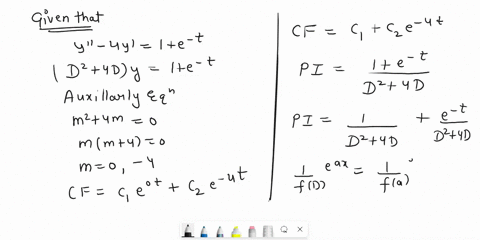 6-points-use-the-method-of-undetermined-coefficients-to-find-the-general-solution-to-the-following-ode-y-4y-1-e-t-83177