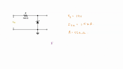 13determine-the-minimum-input-voltage-required-for-regulation-established-in-illustrated-figure-assume-an-ideal-zener-diode-with-izk-15-ma-and-vz-14-v-s600-ans-vin-min-148-v-88644