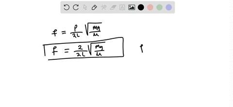 string-of-length-l-12-m-is-attached-at-one-end-to-_-wave-oscillator-which-is-vibrating-at-a-frequency-f-80-hz-the-other-end-of-the-string-is-attached-to-mass-hanging-over-pulley-as-shown-in-95546