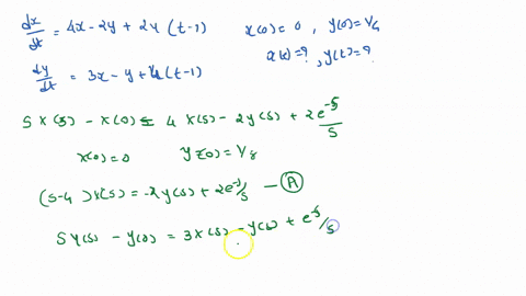 use-the-laplace-transform-to-solve-the-given-system-of-differential-equations-dx-dt-dy-dt-4x-2y-2ut-_-1-3x-y-ut-1-x0-0-yo-4-xt-yt-95134