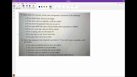 write-down-the-converse-inverse-and-contrapositive-statements-of-the-followings-if-you-drink-pepsi-then-you-are-happy-if-you-don-t-carry-an-umbrella-sou-h-get-soaked-if-you-know-the-password-57397