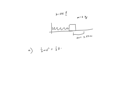 block-of-mass-m-200-kg-attached-t0-spring-of-force-constant-equilibrium-ad-released-from-rest-535-nm-as-shown-in-the-figure-below-the-block-pulled-to-position-535-cm-to-the-right-of-a-find-t-36414