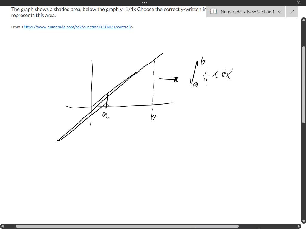 solved-the-graph-shows-a-shaded-area-below-the-graph-y-1-4x-choose-the-correctly-written