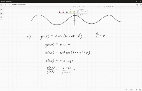 a-transverse-sinusoidal-wave-on-a-string-has-a-period-t-250-ms-and-travels-in-the-negative-x-direction-with-a-speed-of-300-ms-at-t-0-an-element-of-the-string-at-x-0-has-a-transverse-position-67916