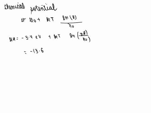 saha-equation-the-reaction-h2-pe-occurs-in-thermal-equilibrium-at-t-4000-k-in-a-low-density-gas-of-each-species-assume-that-the-gas-has-no-net-charge-overall-a-write-the-chemical-potential-o-94847