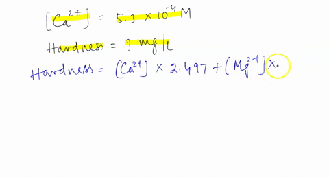 calculate-the-hardness-in-milligrams-of-caco3-per-liter-of-water-that-in-equilibrium-at-25c-using-the-calcium-ion-concentration-of-53-x-10-4-m-in-carbon-dioxide-and-calcium-carbonate-19663