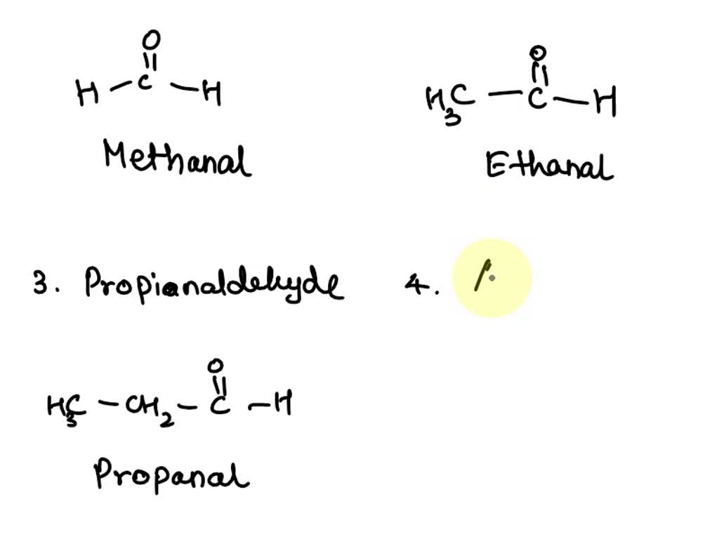 Solved Report Sheet Aldehydes And Ketones Of Some Aldehydes And Ketones Structures Acetaldehyde