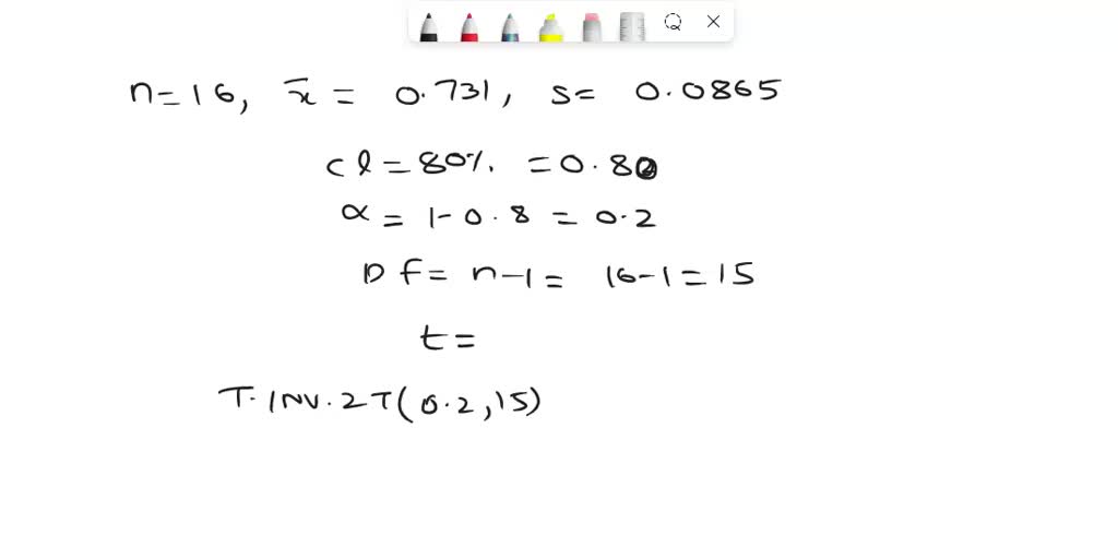 SOLVED A geologist examines 16 water samples for magnesium