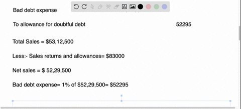 a-trial-balance-before-adjustment-included-the-following-debit-credit-accounts-payable-s1000000-accounts-receivable-5850000-allowance-for-doubtful-accounts-18450-cost-of-goods-sold-220000-to-50692