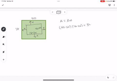 a-picture-frame-measures-16-cm-x-40-cm-on-the-outside-and-340-cm2-a-picture-shows-find-the-width-of-the-frame-around-the-picture-the-width-of-the-frame-is-mathway-algebra-prime-polynomial-1-66762