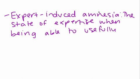 what-is-expert-induced-amnesia-and-how-does-it-relate-to-an-important-property-of-procedural-memory-48241