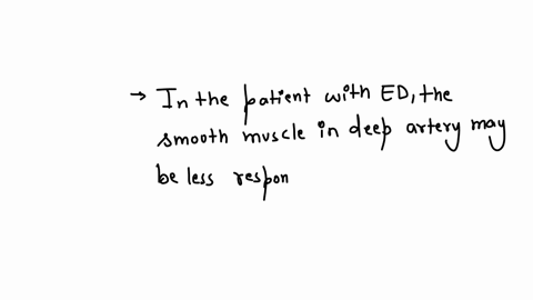 a-65-year-old-man-comes-to-the-physician-because-of-a-1-year-history-of-erectile-dysfunction-he-has-a-20-year-history-of-type-2-diabetes-mellitus-and-is-currently-taking-insulin-physical-examination-a