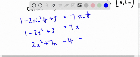 use-a-double-angle-formula-to-solve-the-equation-in-the-interval-0-2pi-cos2theta-3-7sin-theta-56567