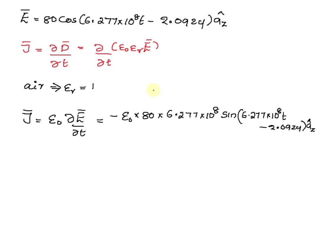 Describe Displacement Current Density