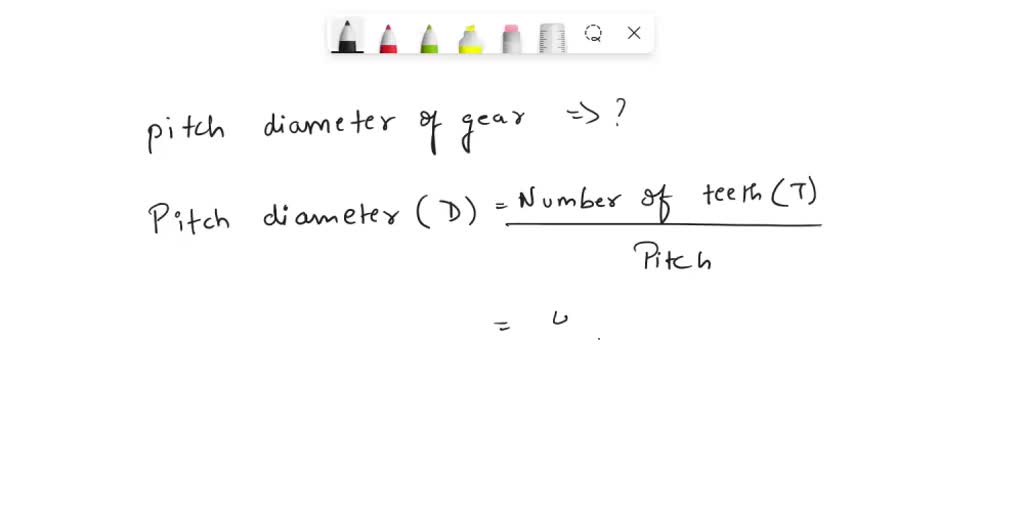 SOLVED a double thread worm gear having a pitch of 1in is used to