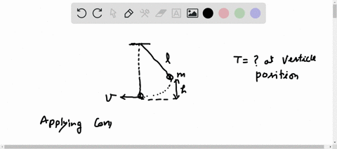 a-simple-pendulum-of-length-l-and-bob-of-mass-m-is-displaced-from-its-equilibrium-position-o-to-a-position-p-so-that-height-of-p-above-o-is-h-it-is-then-released-what-is-the-tension-in-the-s-71464
