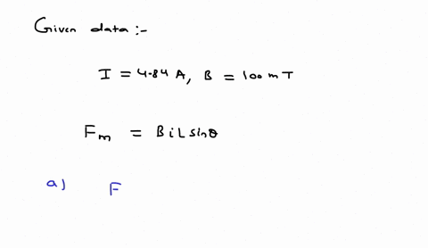 a-single-turn-current-loop-carrying-a-current-of-484-a-is-in-the-shape-of-a-right-triangle-with-sides-437-143-and-150-cm-the-loop-is-in-a-uniform-magnetic-field-of-magnitude-100-mt-whose-dir-16719