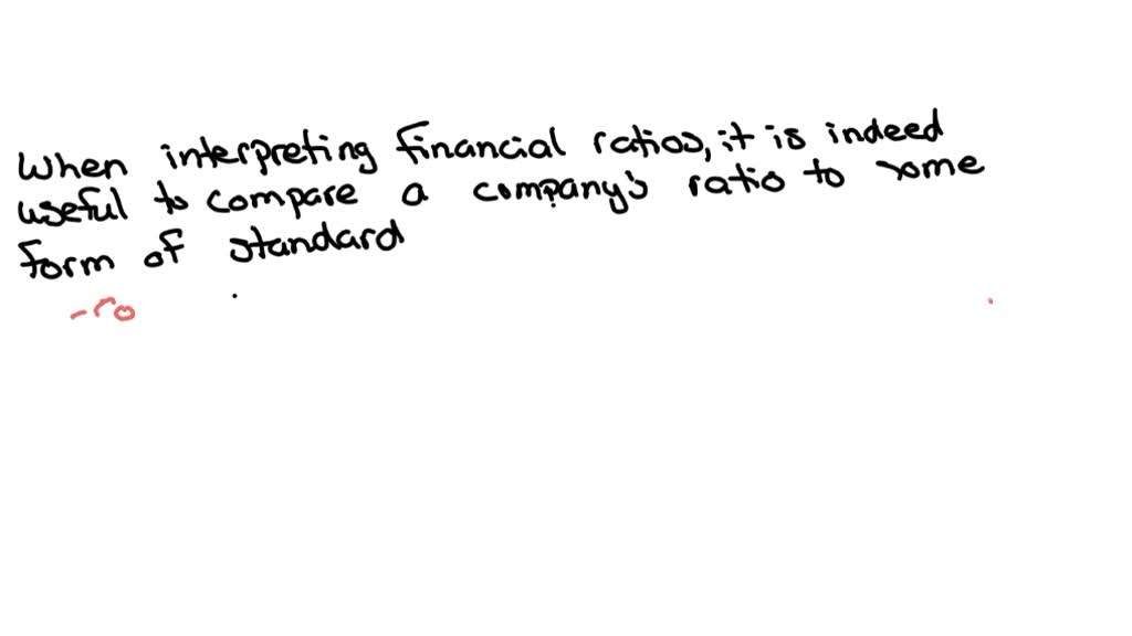 One Limitation Of Ratio Analysis