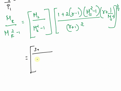 consider-an-incident-normal-shock-wave-that-reflects-from-the-end-wall-of-a-shock-tube-the-air-in-the-driven-section-of-the-shock-tube-ahead-of-the-incident-wave-is-at-p-001-atm-and-ti-300-k-12866