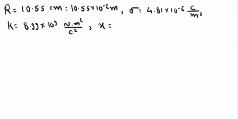 adisk-of-radius-r-055-cm-ix-centered-at-the-origin-and-lies-in-the-z-plane-the-disk-has-surface-charge-density-481-10-clm-evuluatc-the-electric-field-ex-produced-by-this-disk-along-the-x-axi-22515