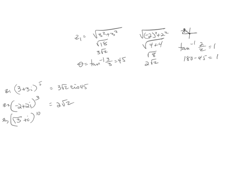convert-all-complex-numbers-to-trigonometric-form-and-then-simplify-the-expression-write-the-answer-in-standard-form-3-3i52-2i3-sqrt3-i10