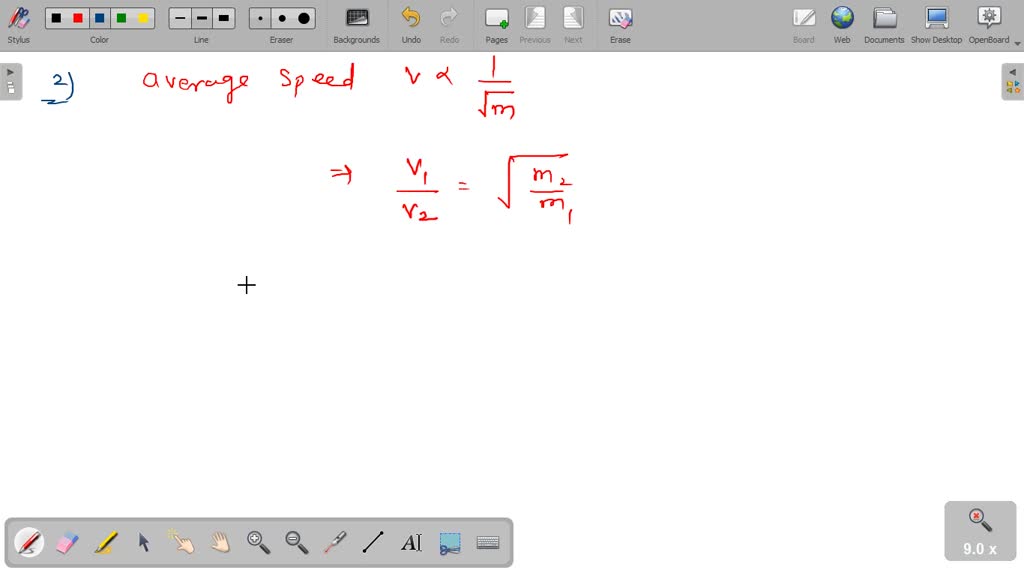SOLVED There are two containers of equal volumes, each filled with a different gas. Both