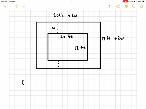 john wants to build a rectangular swimming pool the pool will have an ...