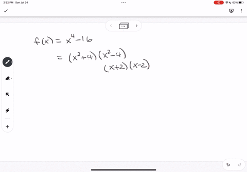 write-the-polynomial-as-the-product-of-linear-factors-fx-x4-16-fx-list-all-the-zeros-of-the-function-enter-your-answers-as-a-comma-separated-list-26073