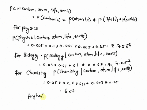 60-pts-assume-we-want-classify-science-texts-into-three-categories-physics-biology-and-chemistry-the-following-probabilities-have-been-estimated-from-analyzing-corpus-of-pre-classified-web-p-16535
