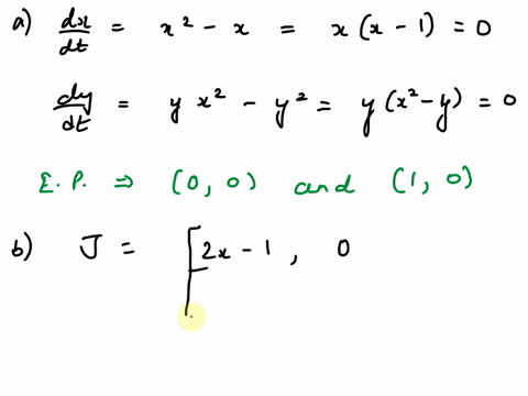 for-the-system-dx-x2-x-dt-dy-yx2y2-dt-1-a-find-all-equilibrium-points-for-the-system-b-classify-each-equilibrium-point-c-sketch-the-phase-portrait-of-the-system-near-each-equilibrium-point-88176