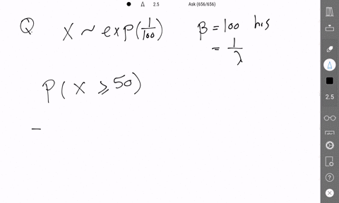 the-lifetime-of-a-machine-part-denoted-by-x-is-distributed-according-to-an-exponential-distribution-with-mean-lifetime-8-equal-to-100-hours-what-is-the-probability-that-the-machine-part-last-22854