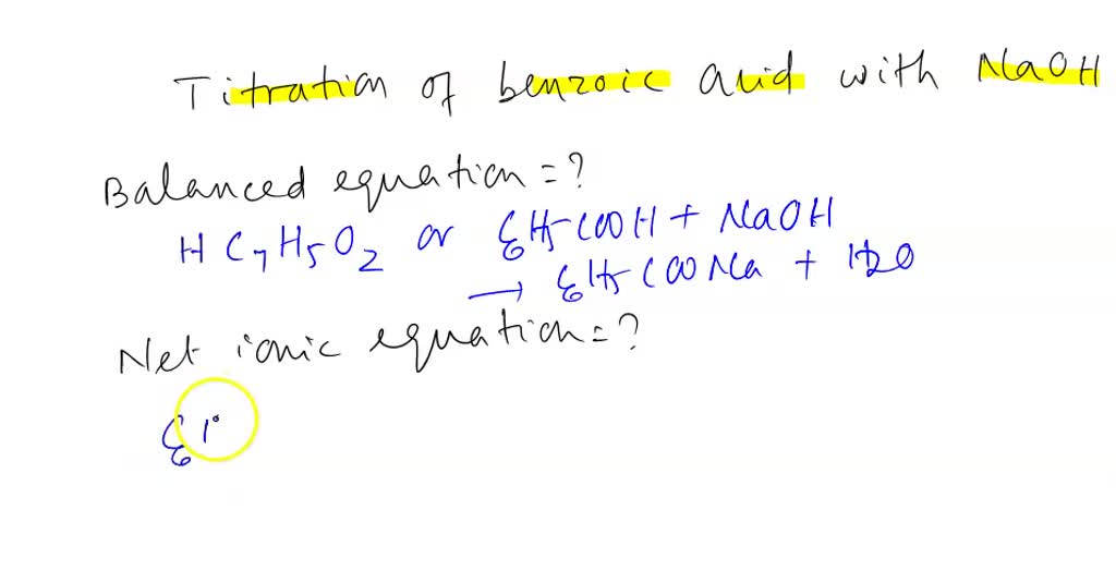 Solved Purification Of Benzoic Acid By Extraction And Recrystallization Prelab Questions