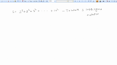 write-the-sum-using-sigma-notation-122232cdots102-40241