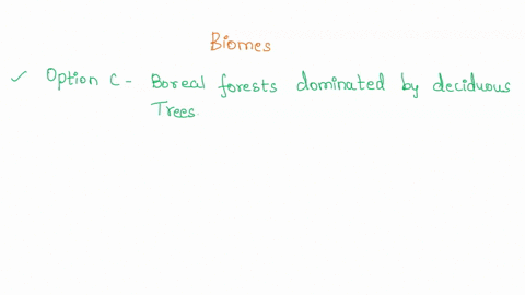 which-of-the-following-statements-about-biomes-is-false-a-chaparral-is-dominated-by-shrubs-b-savannas-and-temperate-grasslands-are-dominated-by-grasses-c-boreal-forests-are-dominated-by-deci-57336