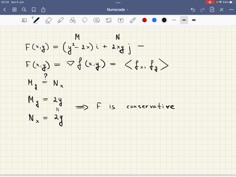 determine-whether-or-not-f-is-a-conservative-vector-field-if-it-is-find-a-function-f-such-that-f-f-if-the-vector-field-is-not-conservative-enter-dne-fx-y-y2-2xi-2xyj-fx-y-05455