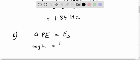 the-length-of-nylon-rope-from-which-mountain-climber-is-suspended-has-force-constant-of-114-x-104-nm-2-what-is-the-frequency-in-hz-at-which-he-bounces_-given-that-his-mass-plus-the-mass-of-h-11561