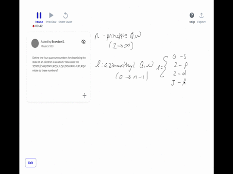 define-the-four-quantum-numbers-for-describing-the-state-of-an-electron-in-an-atom-how-does-the-3dxollvhfoxvlrqsulqflsohiruihuplrqv-relate-to-these-numbers