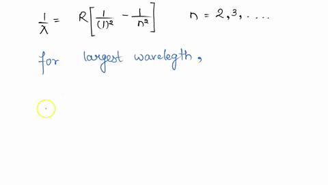 find-the-largest-and-shortest-wavelengths-in-the-lymen-series-for-hydrogen-in-what-region-of-the-electromaganetic-spectrum-do