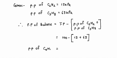 a-100-m3-storage-tank-with-fuel-gases-is-at-20c-100-kpa-containing-a-mixture-of-acetylene-c2h2-propane-c3h8-and-butane-c4h10-a-test-shows-the-partial-pressure-of-the-c2h2-is-15-kpa-and-that-81718
