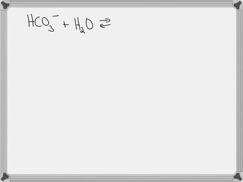 what-are-the-products-of-the-following-with-hco3-1-acting-as-an-acid-hco3-1-h2o