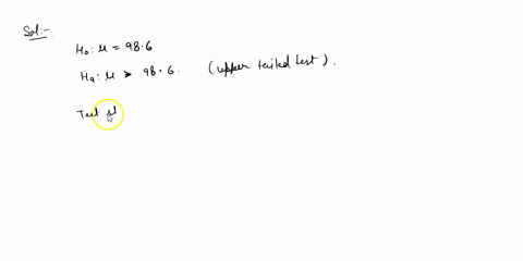use-technology-to-find-the-p-value-for-the-hypothesis-test-described-below-the-claim-is-that-for-12-am-body-temperatures-the-mean-is-986f-the-sample-size-is-n-6-and-the-test-statistic-is-t-1-57812
