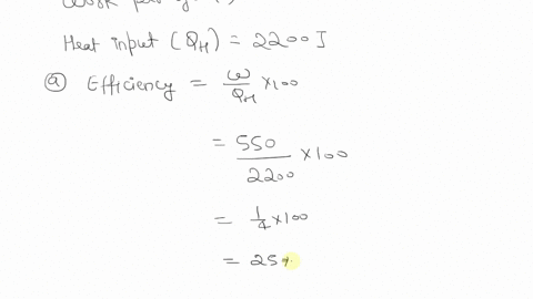 problem-10a-real-heat-engine-working-between-heat-reservoirs-at-970-k-and-650-k-produces-550-j-ofwork-per-cycle-for-a-heat-input-of-2200-j-a-compare-the-efficiency-of-this-real-engine-to-tha-53315
