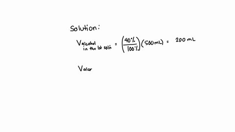what-is-the-percentage-strength-of-alcohol-in-a-mixture-of-500-ml-of-a-solution-containing-40-vlv-alcohol-400-ml-of-a-second-solution-containing-21-vlv-alcohol-and-a-sufficient-quantity-of-a-85665