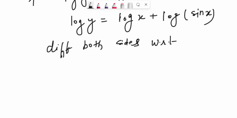 use-the-process-of-logarithmic-differentiation-to-find-the-first-derivative-of-the-function-ysinxx-completely-simply-the-result-90108
